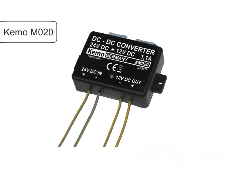 Convertor de tensiune 24V-12V M020 